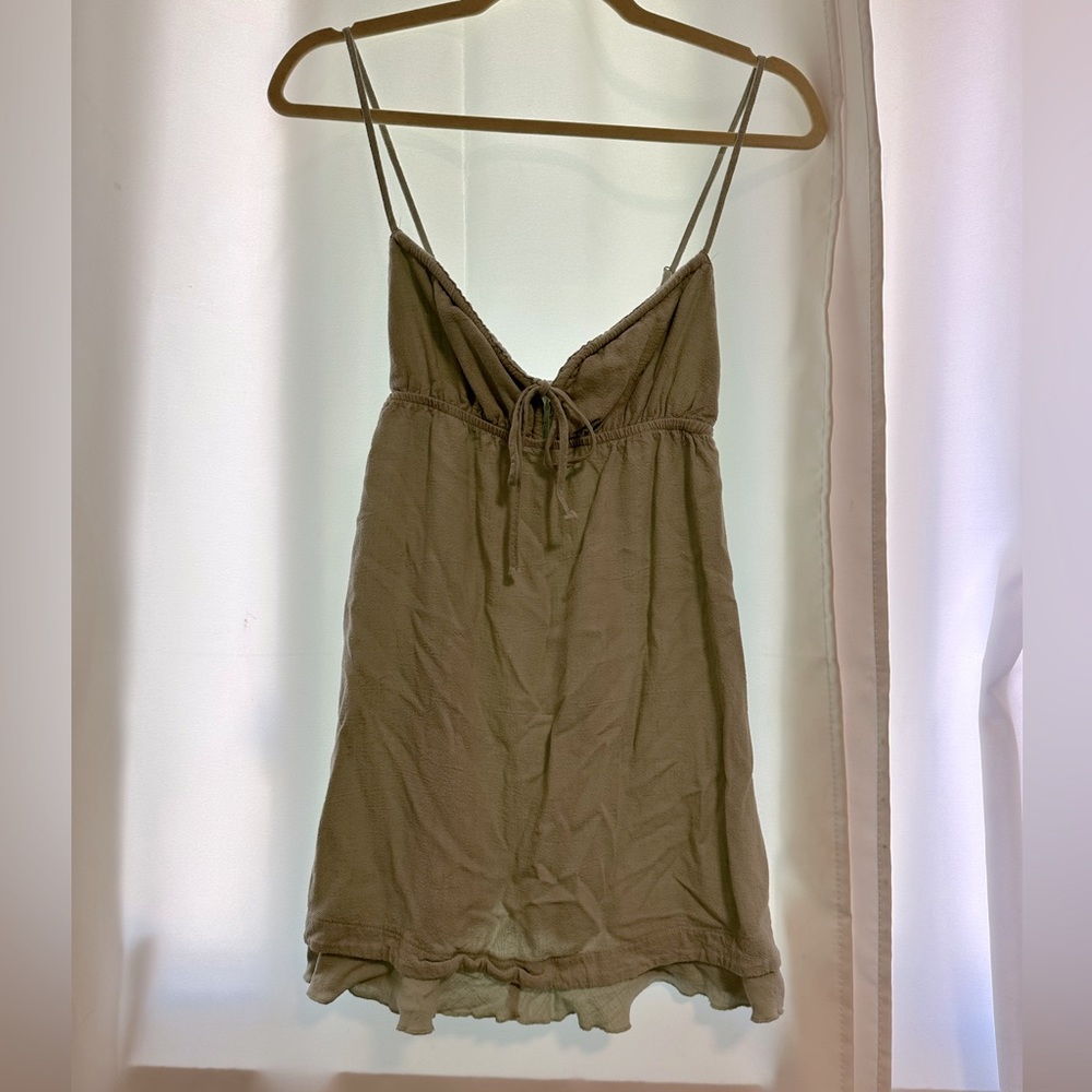 Cottagecore Light Green Dress